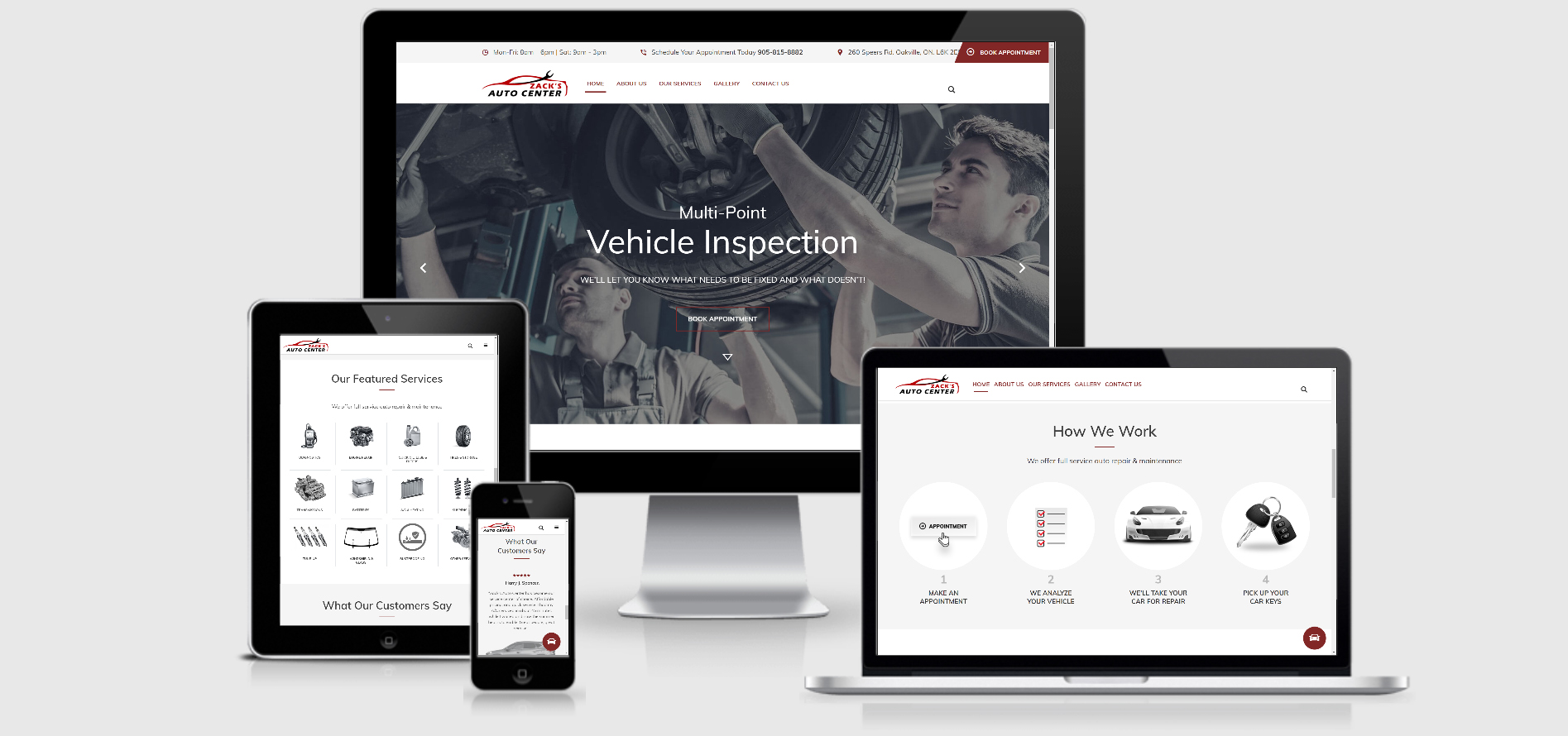 Polished portfolio website for a creative consulting studio