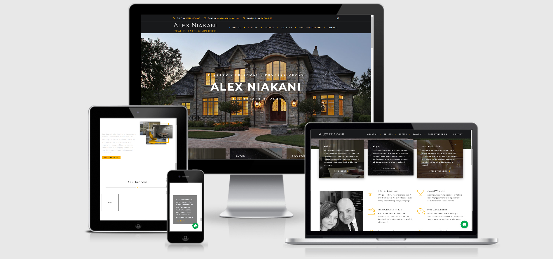 Commercial lending and financial services website core