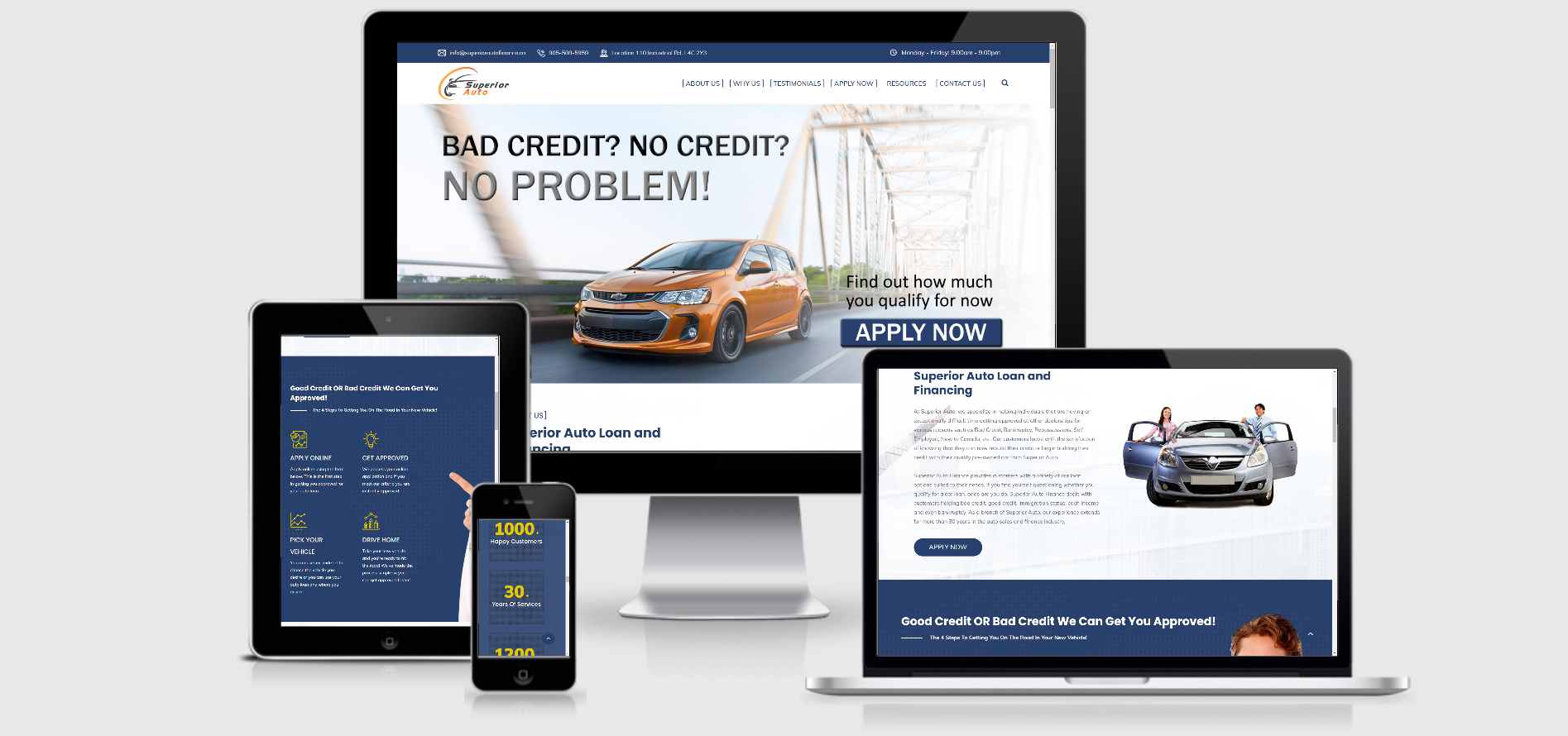 Corporate agency and professional services hub website