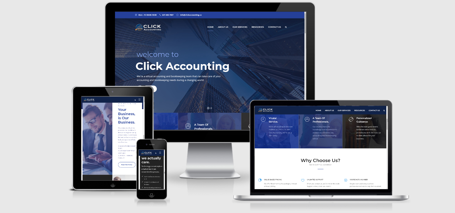 Multi-location medical and wellness practice website